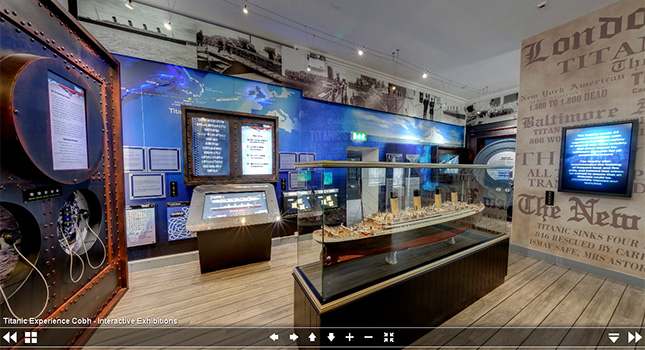 virtual tour of the titanic museum